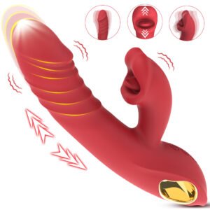 Red Lips Thrusting Vibrator