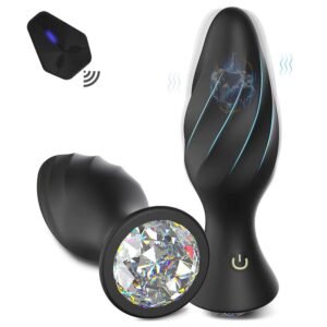 Diamond-shaped Remote Control Anal Plug