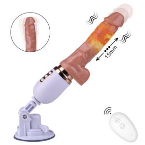Remote Control Heated Thrusting Sex Machine (TPE)